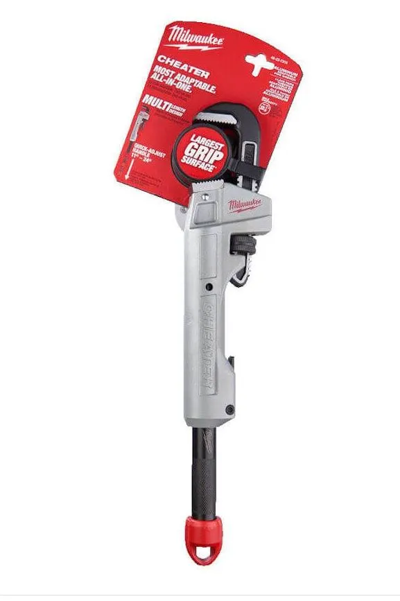 [4932478672] Milwaukee - Cheater Aluminum Adjustable Pipe Wrench