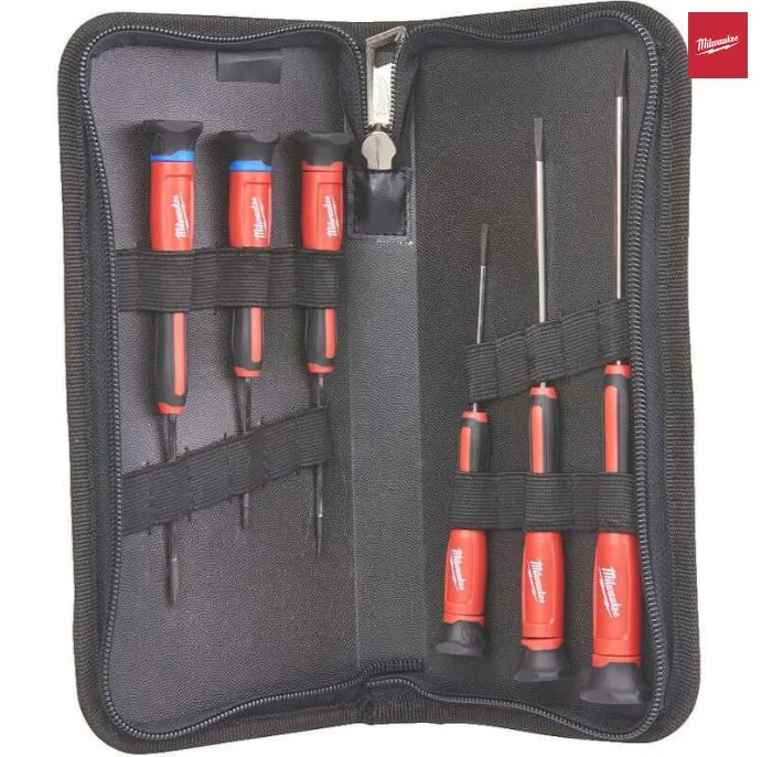 Milwaukee - Precision Screwdriver Set - Pack of 6