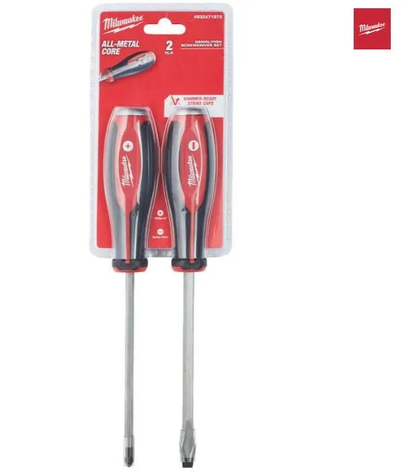 [4932471872] Milwaukee - 2 Piece Tri-Lobe Demolition Screwdriver Set