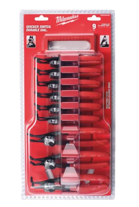 [4932492496] Milwaukee - 9pc Circlip Plier Set