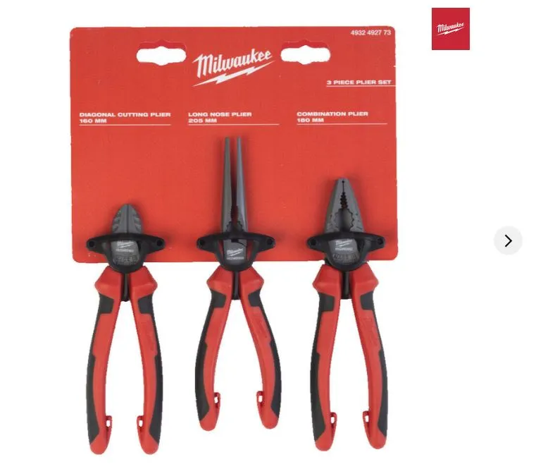 [4932492773] Milwaukee - 3pc Plier Set