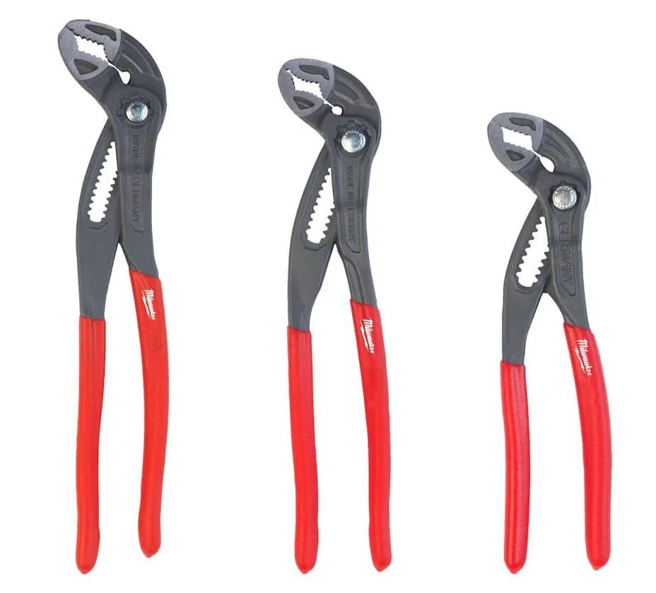 Milwaukee - 3 Piece Water Pump Pliers Set